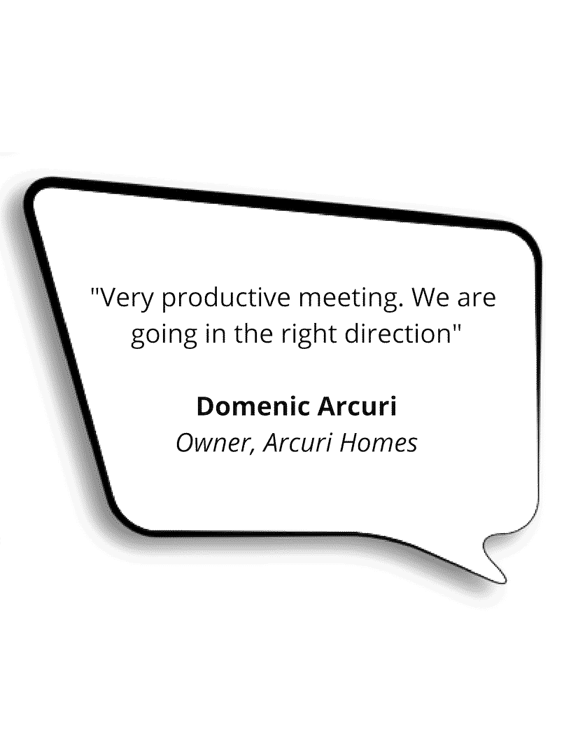 Testimonials - Domenic Arcuri - Arcuri Homes Testimonials - Domenic Arcuri - Arcuri Homes